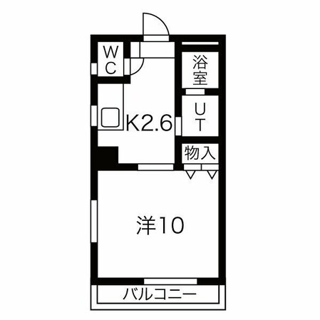 あすなろう四日市駅 徒歩5分 4階の物件間取画像